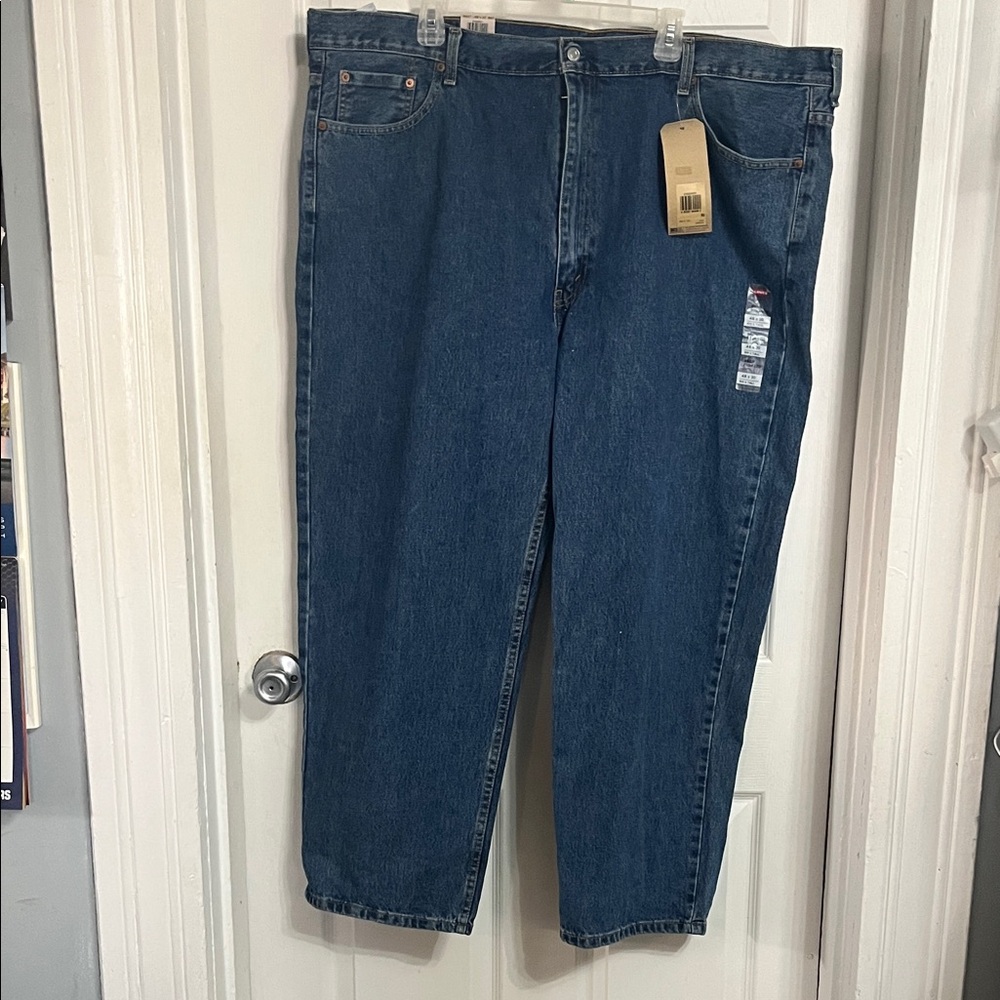 Levi's Men's Relaxed Fit Dark Blue Jeans